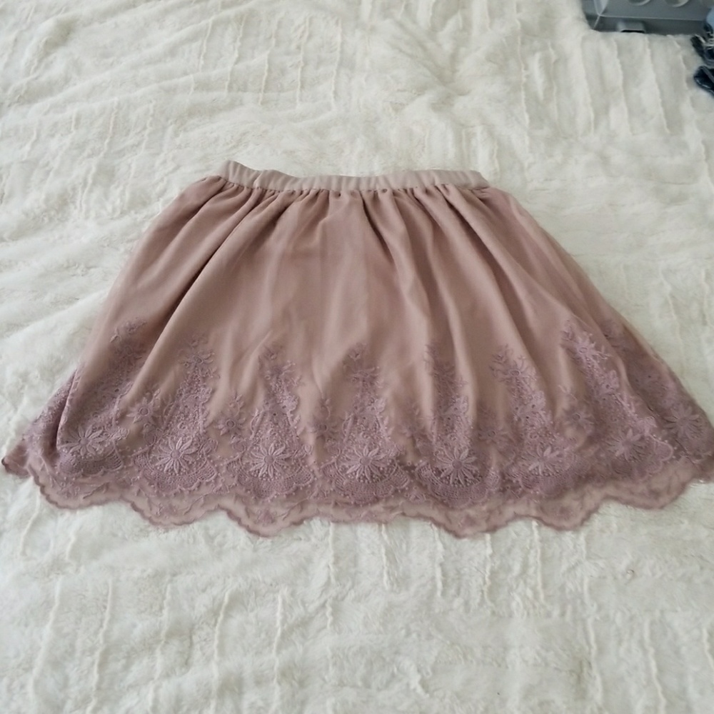 Purple skirt