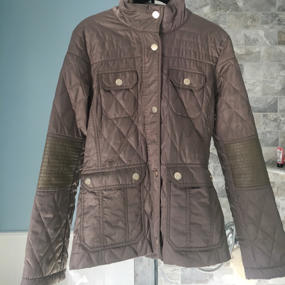 Vince Camuto: Taupe fall utility jacket, size M