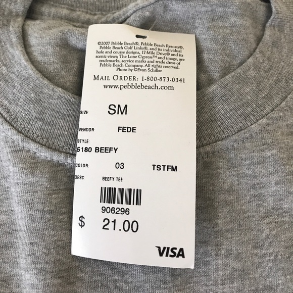 ⭐️🌴NWT Pebble Beach California T Shirt - Picture 3 of 5