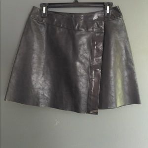 Leather skirt