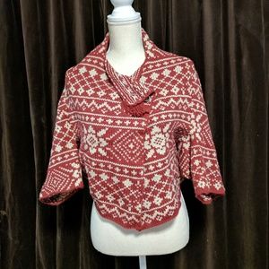 CAbi "Fair Isle Shrug" Style #971 Sweater