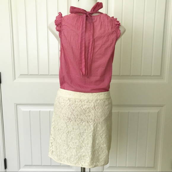 Ivory lace skirt - Picture 2 of 3