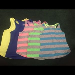 Justice racerback tank top bundle pack