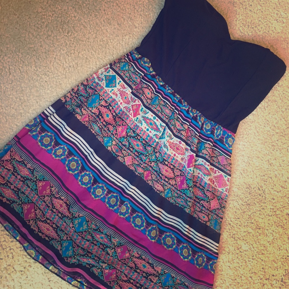 Gorgeous Aztec Patterned Short Dress