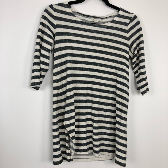 Eileen Fisher Tops - Eileen Fisher Linen Blend Stripe 3/4 Sleeve Top