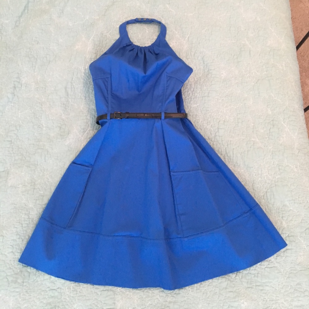 Blue dress