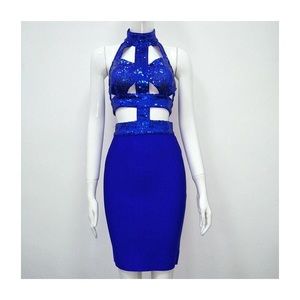 Glitter Glam Bandage Dress
