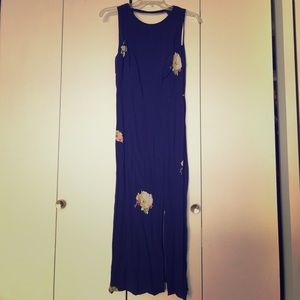 Sexy open back floral Zara dress