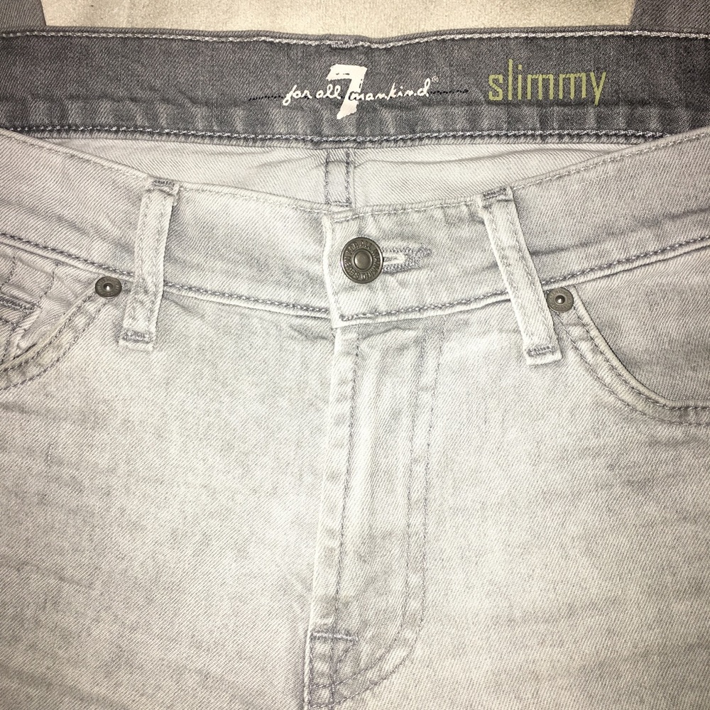 7 For All Mankind Men's Grey Jeans 34x32