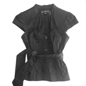GUESS belted blouse