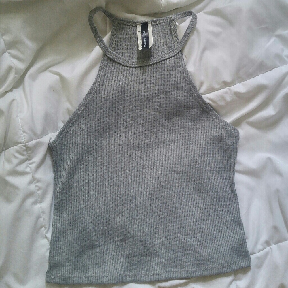 High neck top