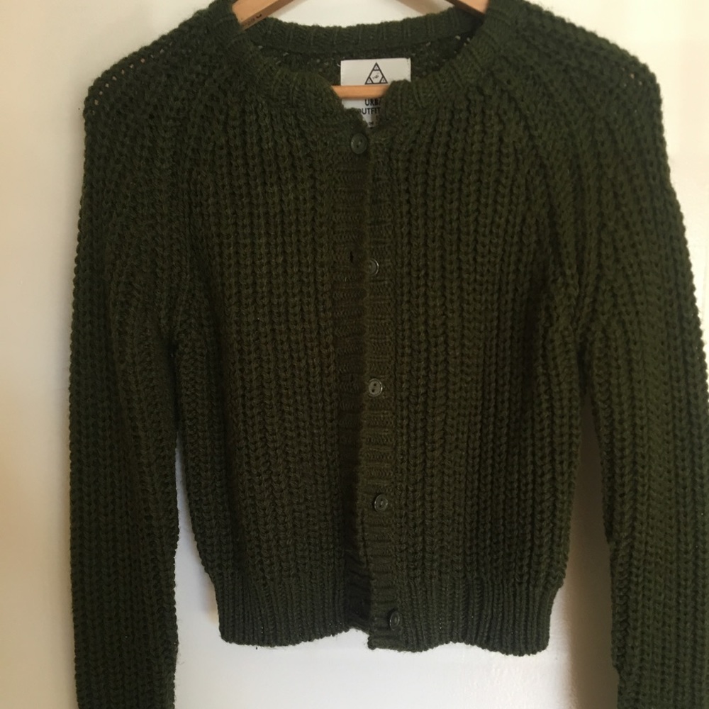 Unify green cardigan