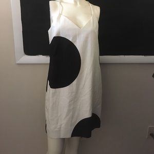 NWT jcrew mod shift dress with polka dots size 8