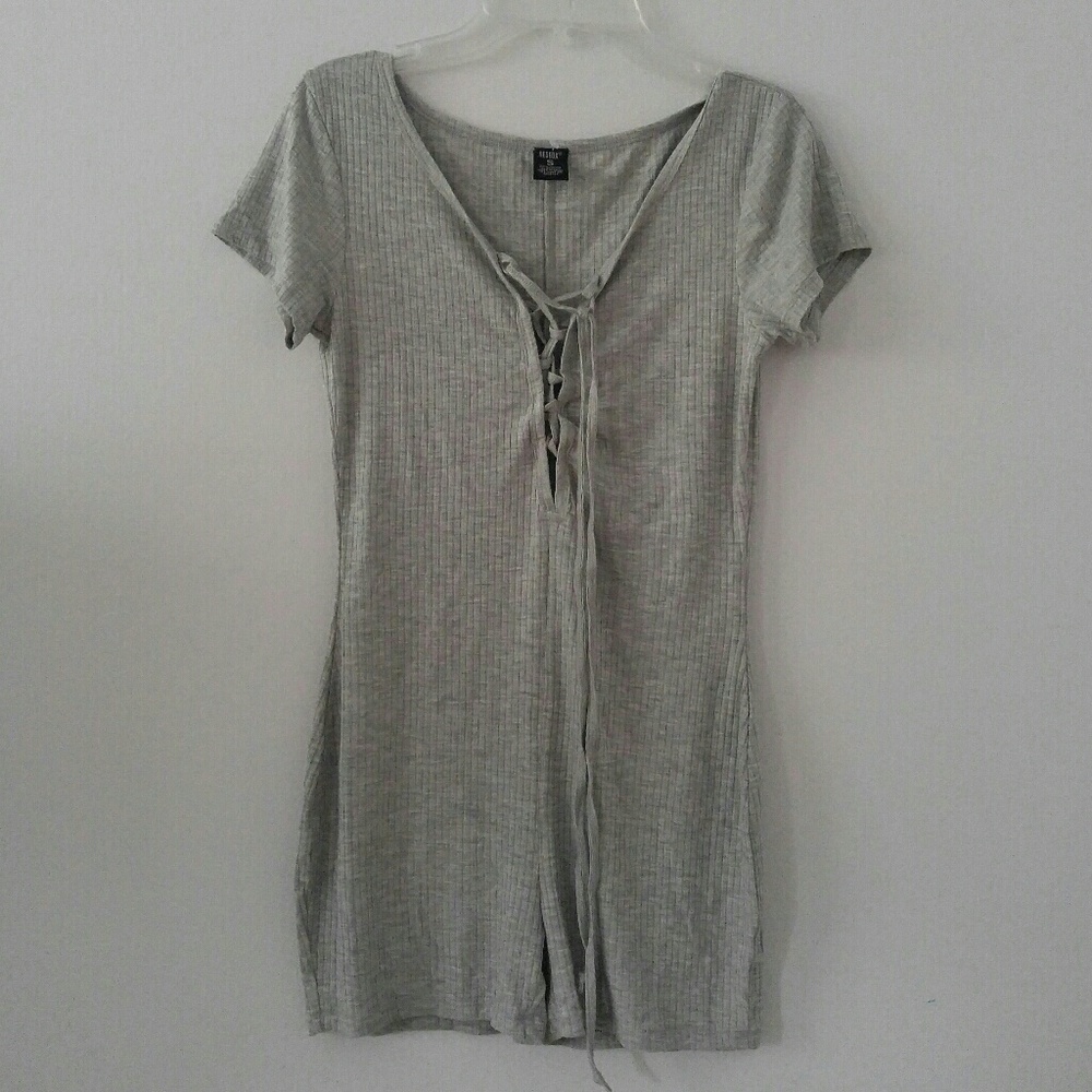 Lace up romper/bodysuit