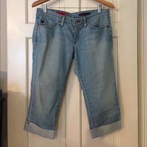 AG Vintage “the liberty” rolled capri size 28