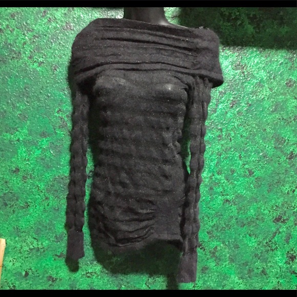 Cute Bebe striped sweater dress - Picture 4 of 8