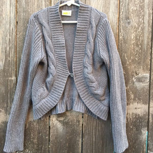 Girls Crazy 8 Cardigan Sweater Cable Knit 7/8 LOVE