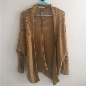 Mustard Knit Cardigan