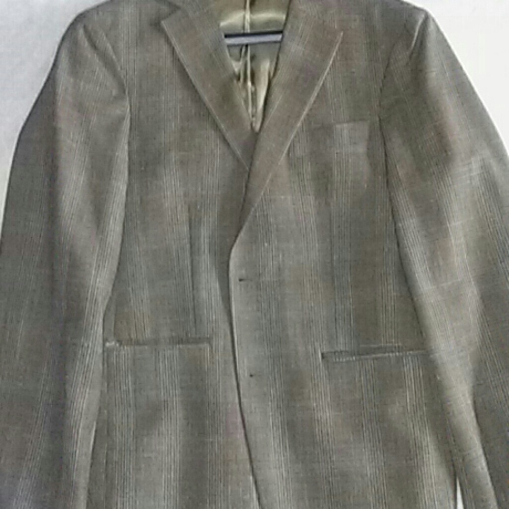 Brown plaid Michael Kors sportcoat