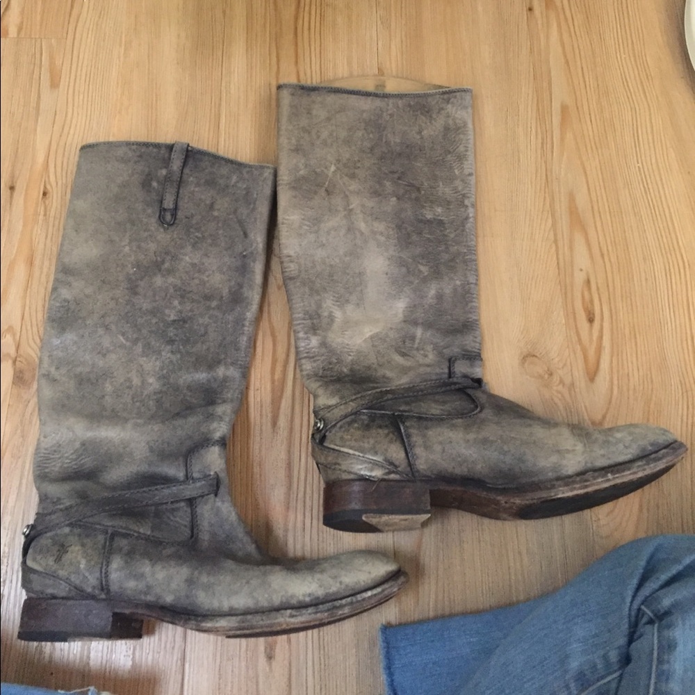 Genuine leather boots