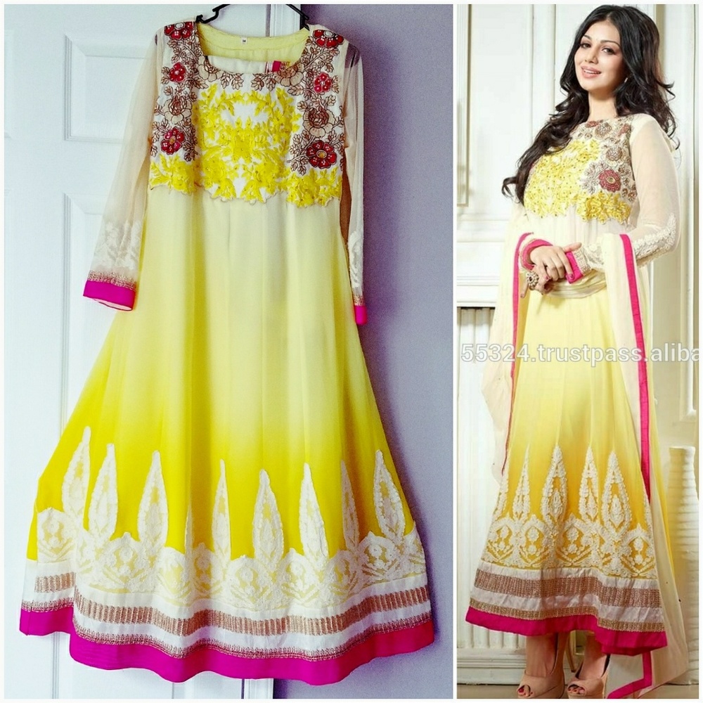 Limelight Pakistani Indian Anarkali salwar kameez