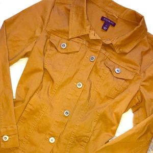❌SOLD❌ Gorgeous Mustard Colored Jean Jacket