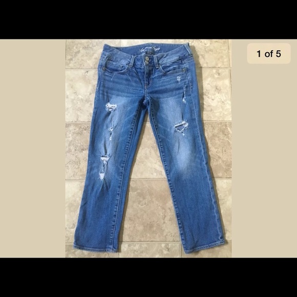 American Eagle Outfitters Denim - American Eagle ARTIST CROP Capri Jeans Size 4 W 28