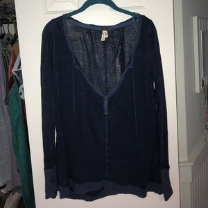 Free People netted material top