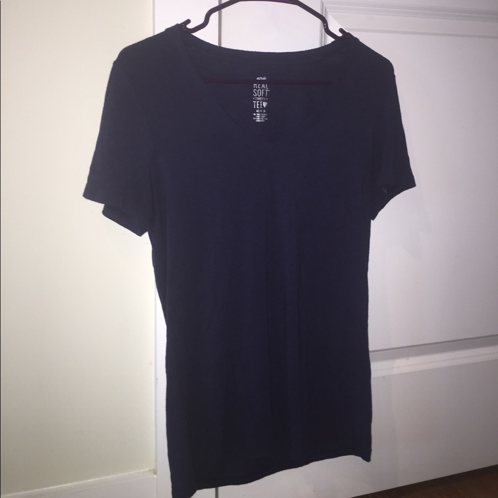 😍 SET OF 2 😍 Navy, Teal Aerie Real Soft T-Shirts