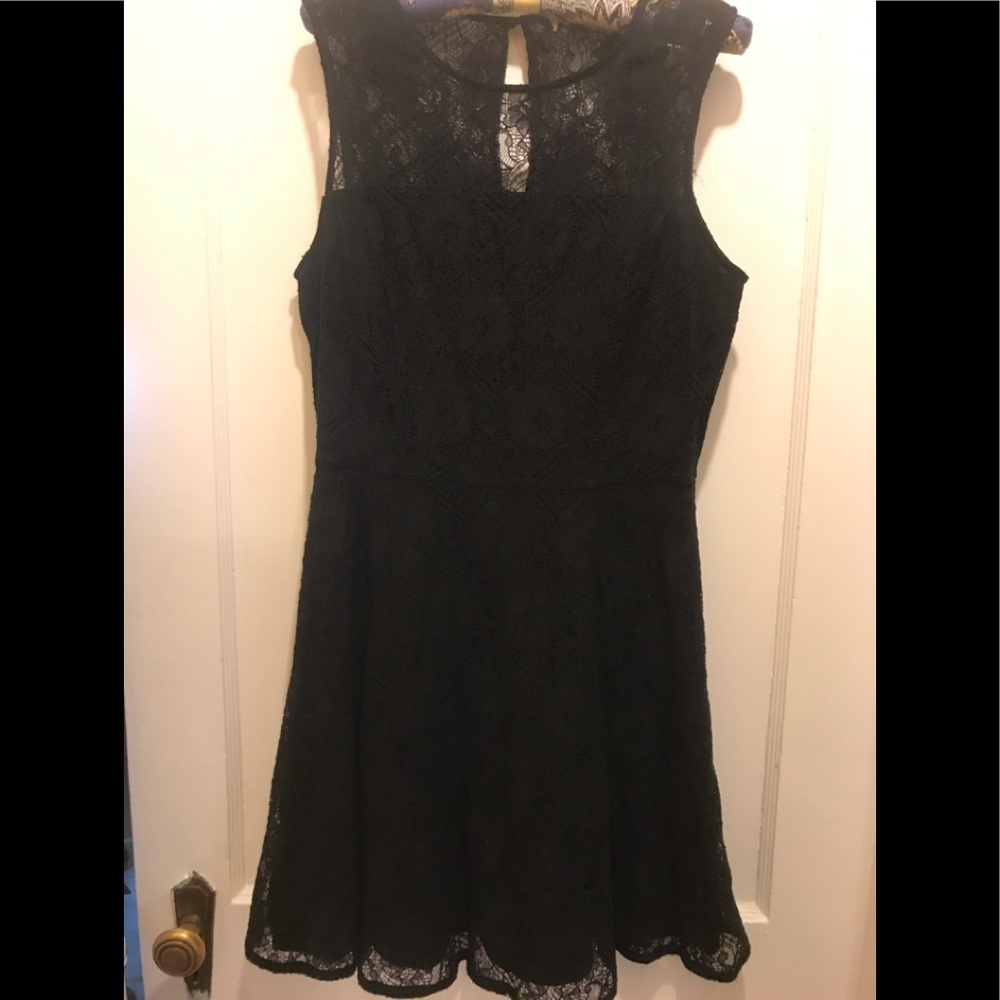 Banana Republic lace overlay mini dress