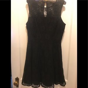 Banana Republic lace overlay mini dress