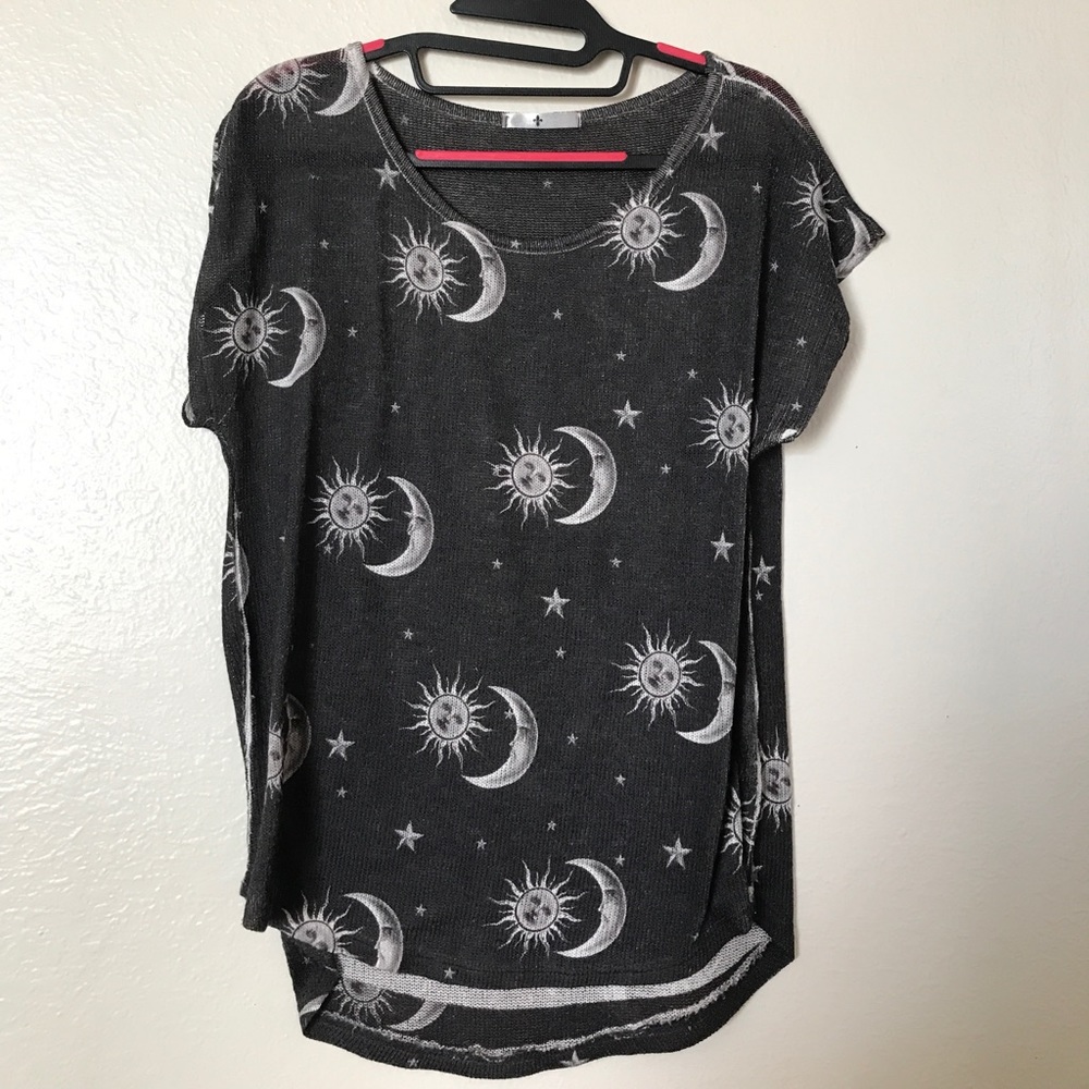 Sun and Moon Knit Top