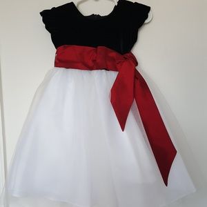 US Angels Velvet and Tulle Party Dress