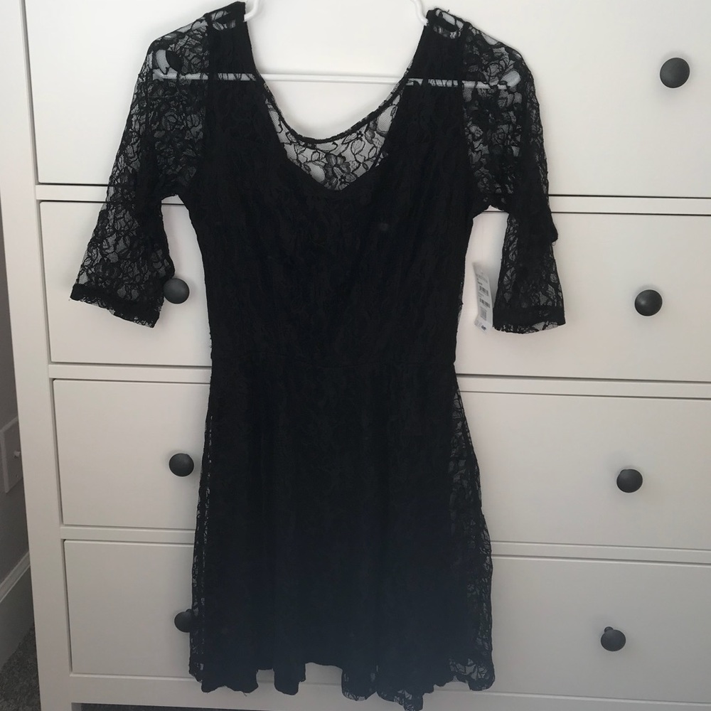 Black lacy dress (Nordstrom bp) size medium