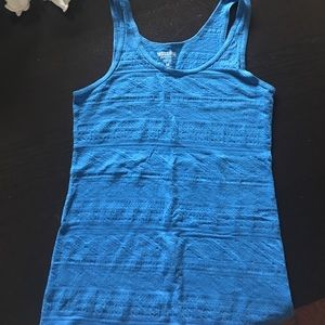 Blue tank top