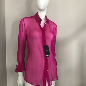 Authentic Dolce &Gabbana silk organza blouse!!