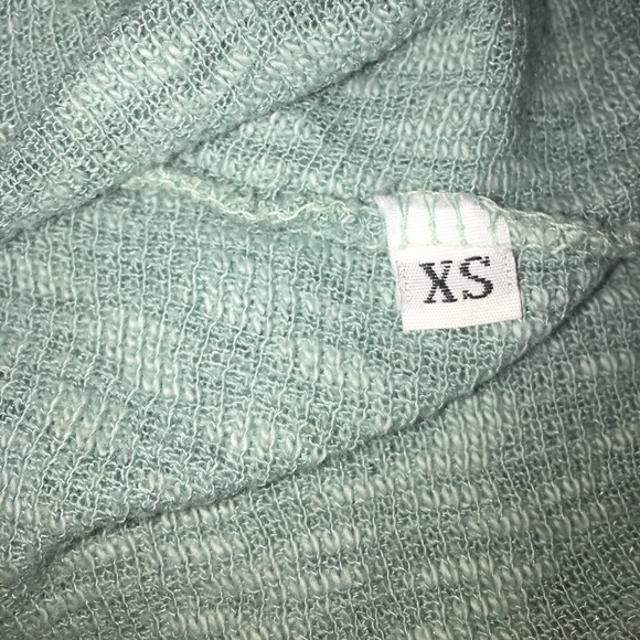 GORGEOUS seafoam Teal sweater Anthropologie XS - Picture 8 of 8