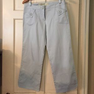 Anthropologie Capri chino in baby blue size 4