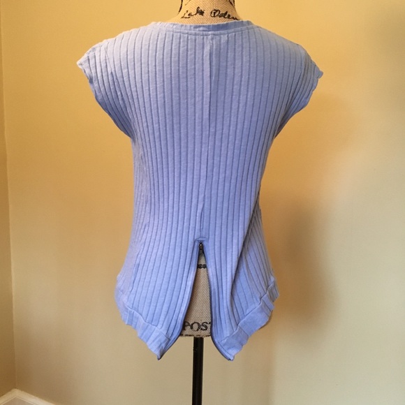 Anthropologie Ribbed Zipper Top - Picture 7 of 8