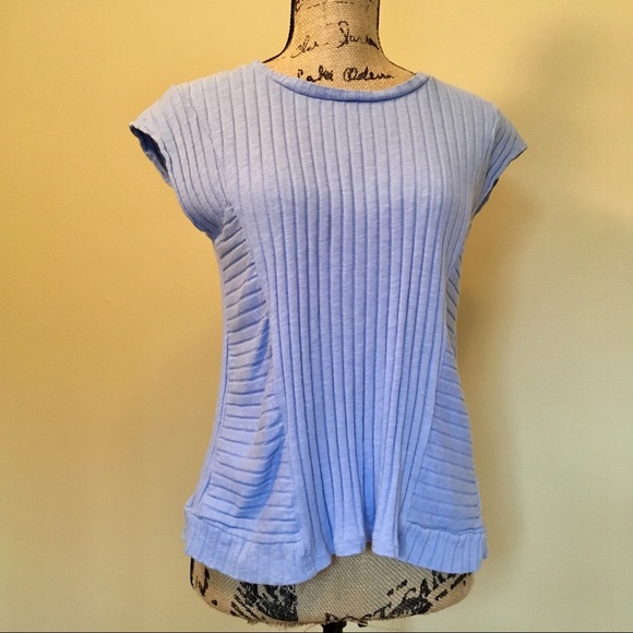 Anthropologie Ribbed Zipper Top - Picture 8 of 8