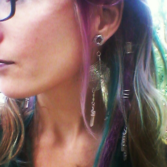 -HP- Lemurian Crystal Spider Web - Picture 9 of 13