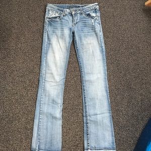 Hydraulic blue jeans