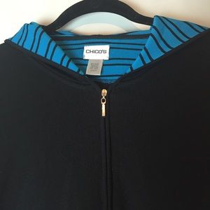 SALE Chico's zipper hooded jacket