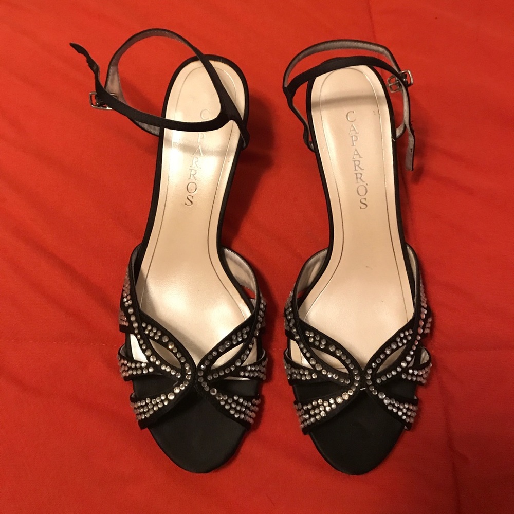 Caparros slingback diamond studded dress shoe