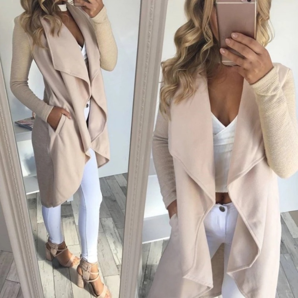 Long Cream Cardigan
