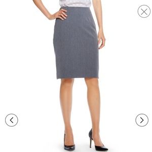 Grey pencil skirt