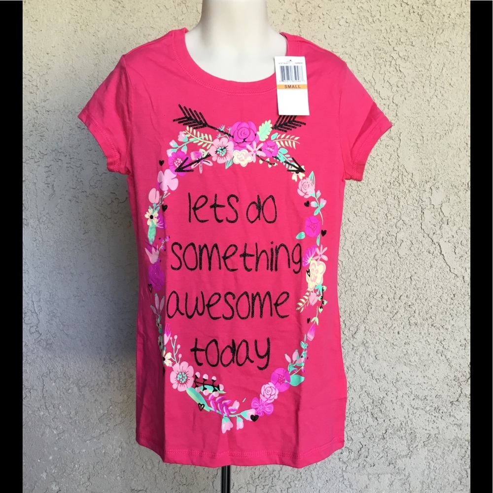 Girls’ Pink T-Shirt (Size S)