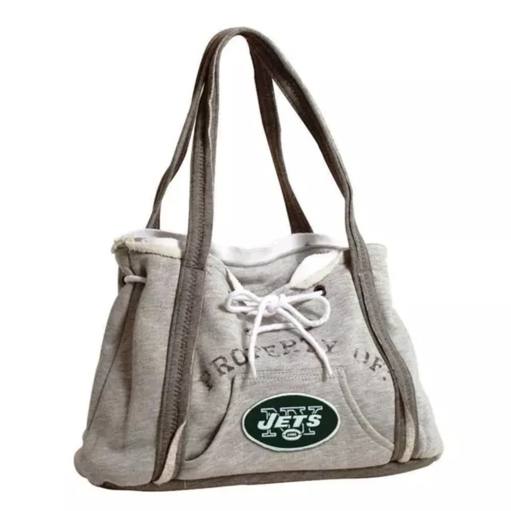 💚 NY New York Jets Hoodie Purse Bag Cloth