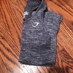 Gymshark seamless vest tank sapphire blue Marl S