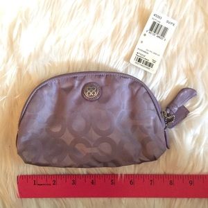 Coach Purple Make Up Bag